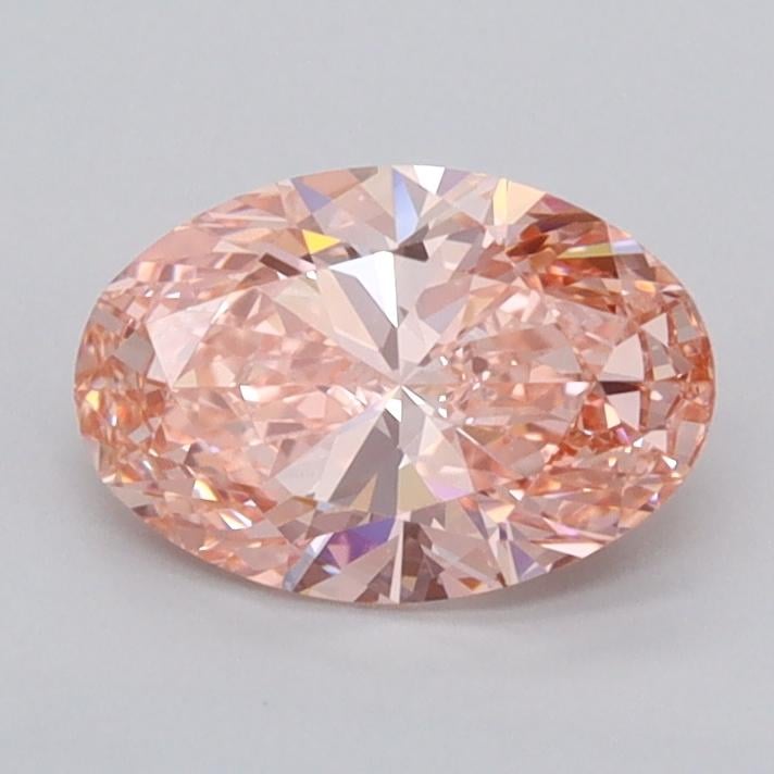 1.03 Ct. Fancy Vivid  Pink Oval Lab Grown Diamond