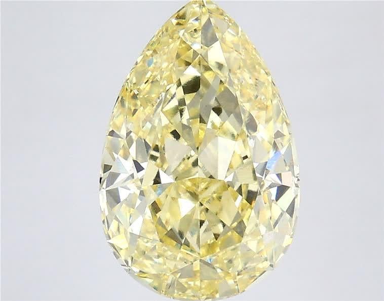 5.06 Ct. Fancy Intense Yellow Pear Lab Grown Diamond