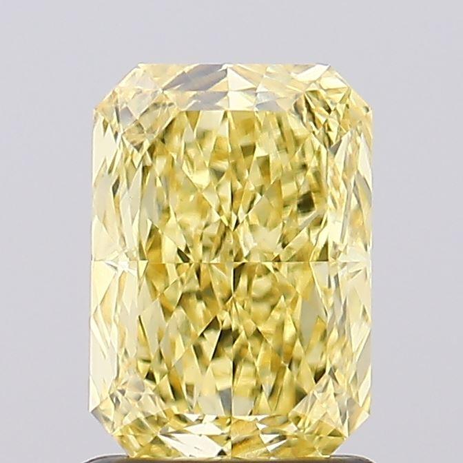 1.37 Ct. Fancy Intense Yellow Radiant Lab Grown Diamond