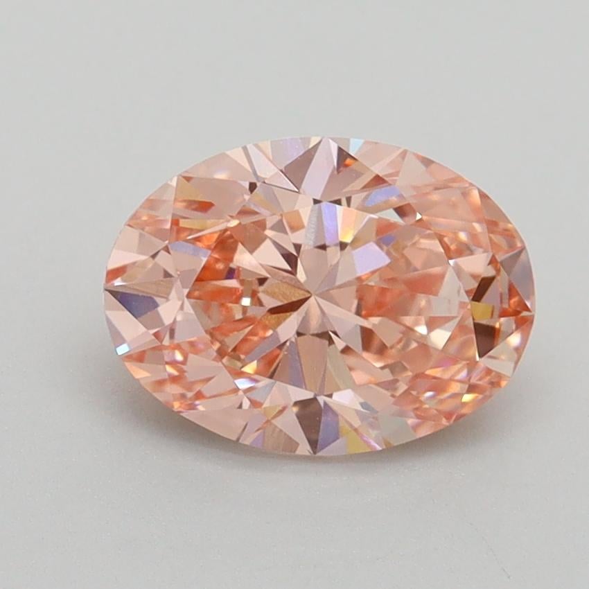 1.50 Ct. Fancy Intense Pink Oval Lab Grown Diamond