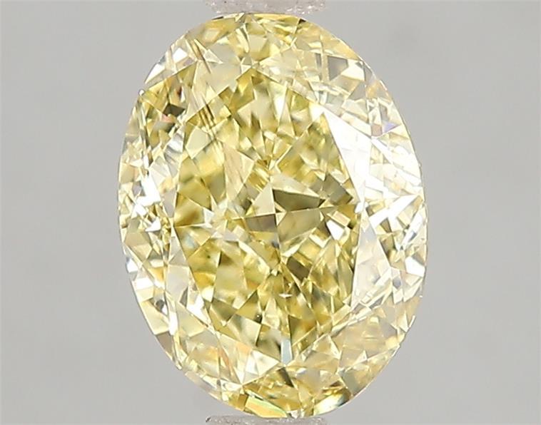 1.99 Ct. Fancy Vivid Yellow Oval Lab Grown Diamond