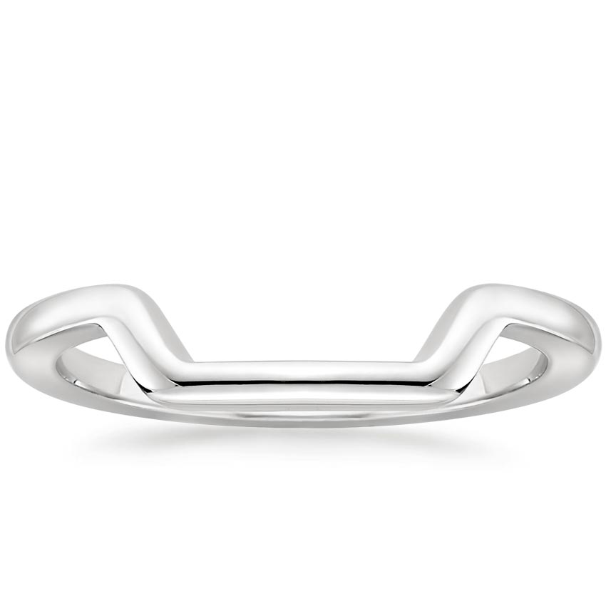 Mezzo Linear Nesting Ring in Platinum