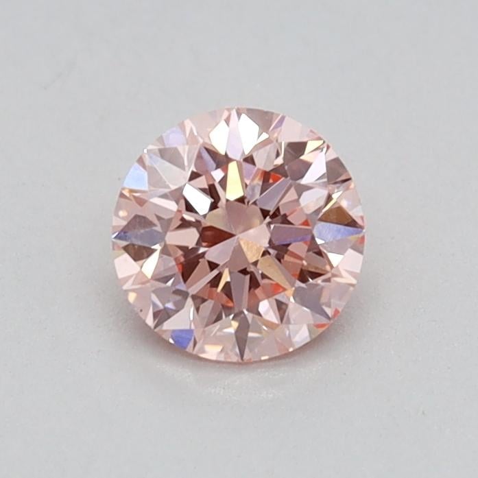 0.32 Ct. Fancy Intense Pink Round Lab Grown Diamond
