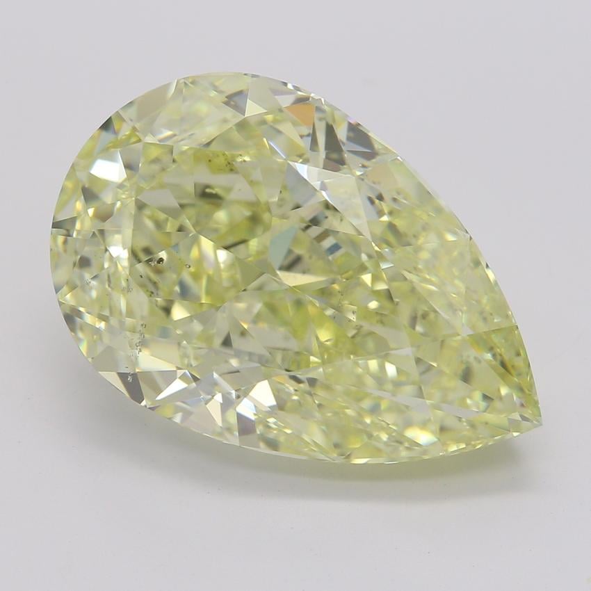7.58 Ct. Fancy Yellow Pear Diamond