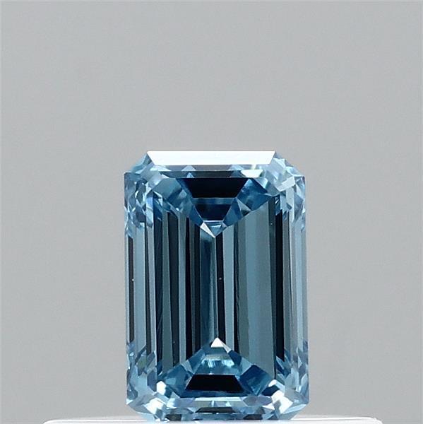 0.32 Ct. Fancy Vivid Blue Emerald Lab Grown Diamond