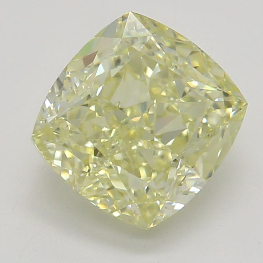1.14 Ct. Fancy Light Yellow Cushion Diamond