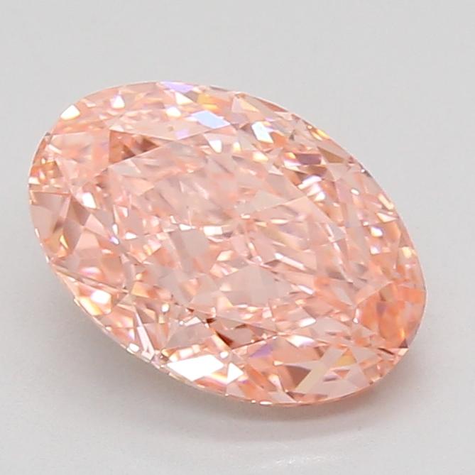 2.52 Ct. Fancy Vivid Pink Oval Lab Grown Diamond