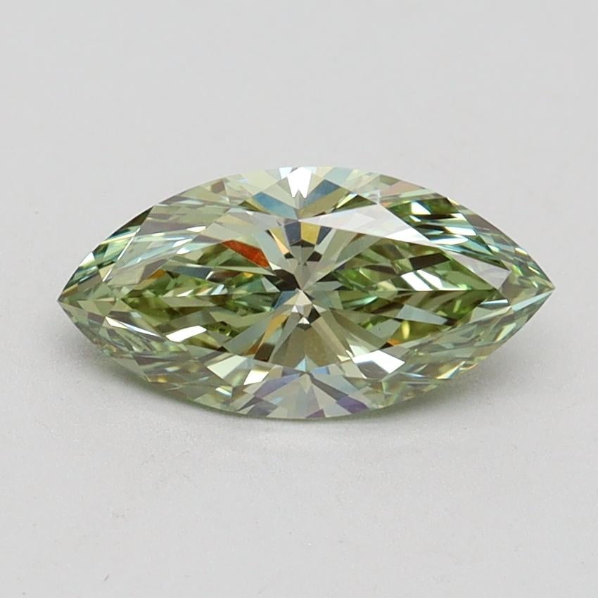1.01 Ct. Fancy Intense Green Marquise Lab Grown Diamond