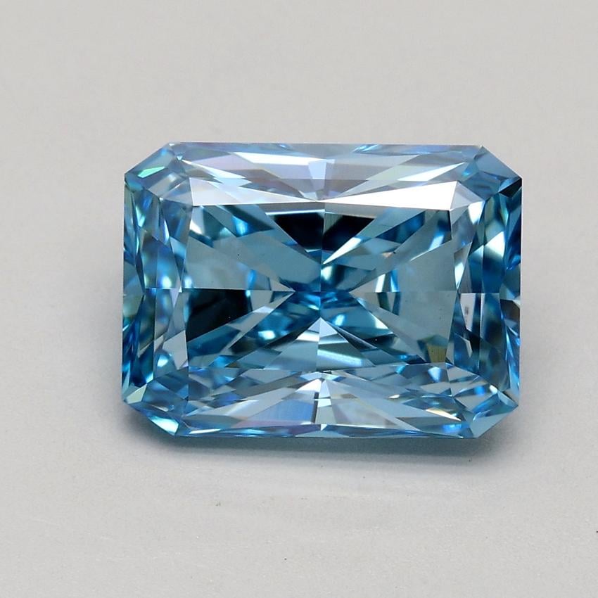 2.04 Ct. Fancy Intense Blue Radiant Lab Grown Diamond