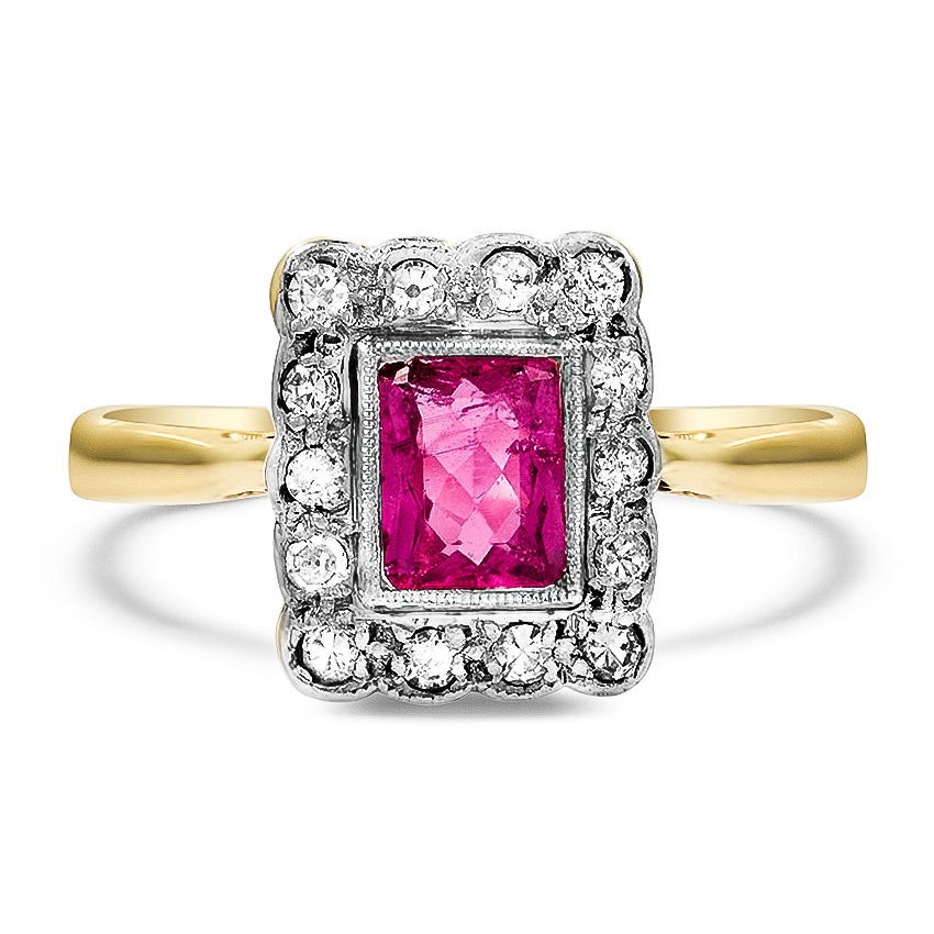 Edwardian Ruby Vintage Ring
