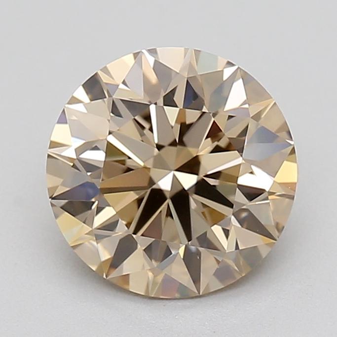1.53 Ct. Fancy  Brown Round Lab Grown Diamond