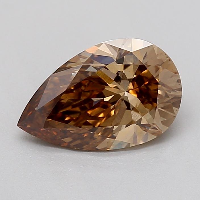 1.10 Ct. Fancy Light  Brown Pear Lab Grown Diamond