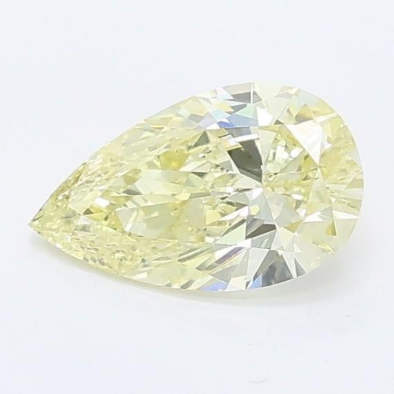 0.54 Ct. Fancy Yellow Pear Lab Grown Diamond