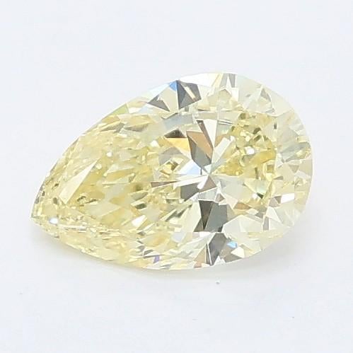 0.40 Ct. Fancy Light Yellow Pear Lab Grown Diamond