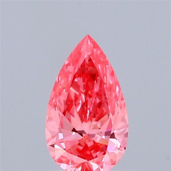 0.39 Ct. Fancy Vivid Pink Pear Lab Grown Diamond