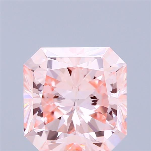 3.01 Ct. Fancy Intense Pink Radiant Lab Grown Diamond