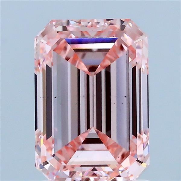 2.0 Ct. Fancy Intense Pink Emerald Lab Grown Diamond
