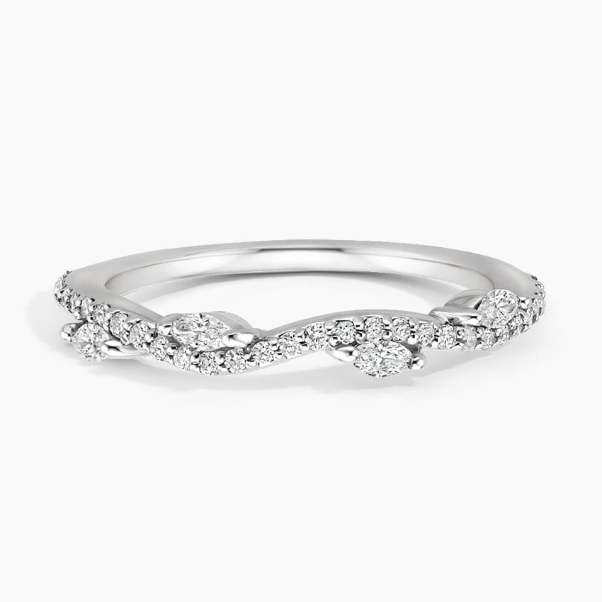 Platinum Luxe Winding Willow Diamond Ring (1/4 ct. tw.)
