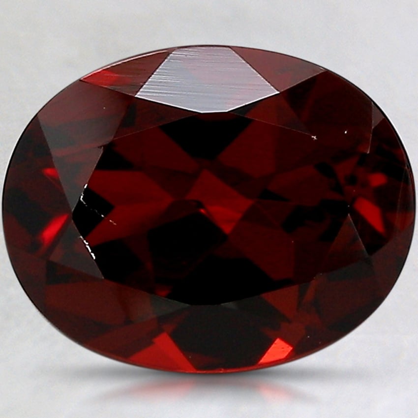 10.1x8mm Red Oval Garnet