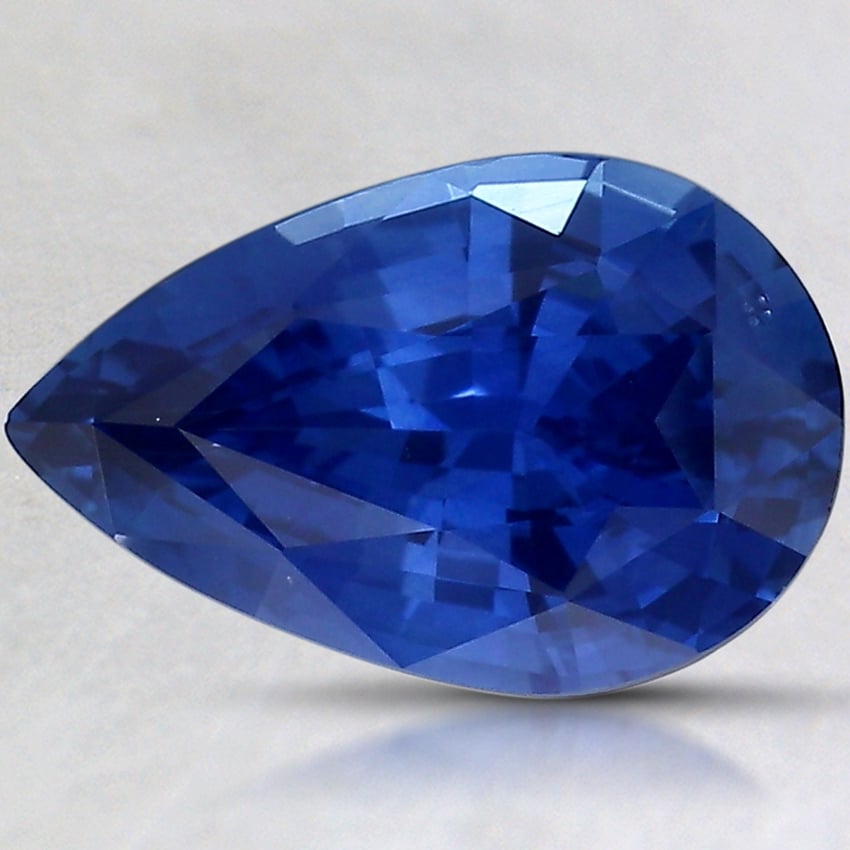 11.7x7.6mm Blue Pear Sapphire