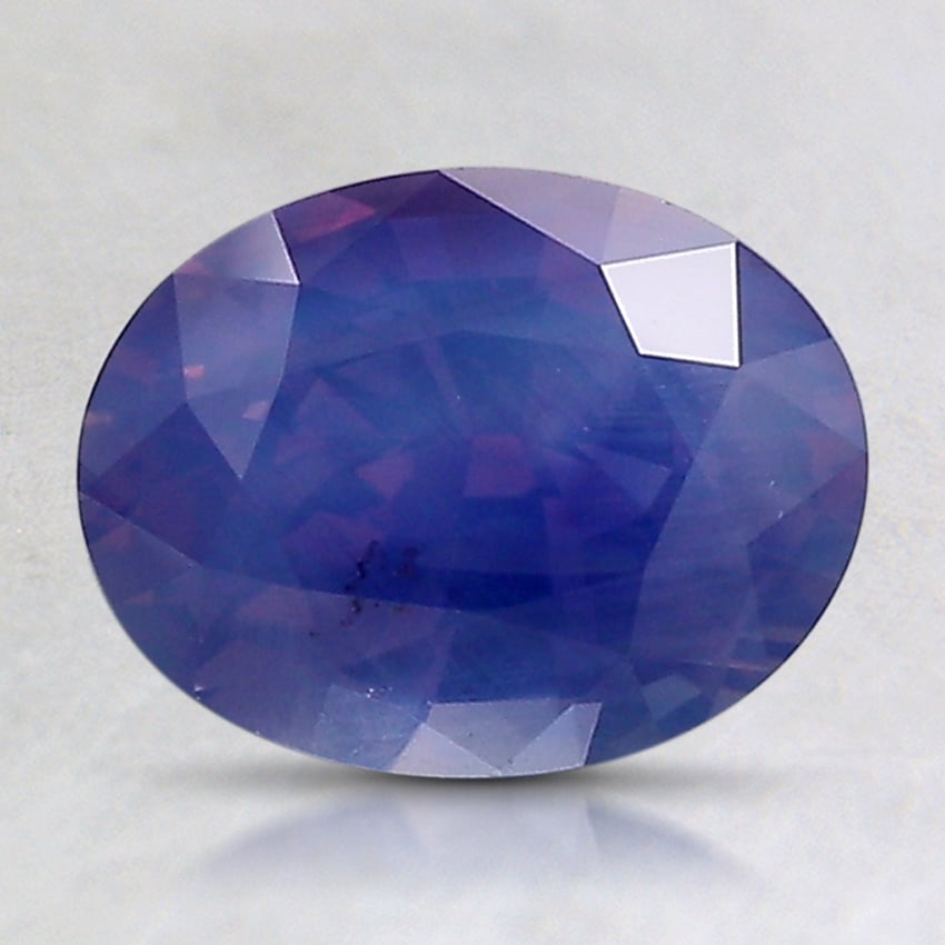 8.5x6.6mm Unheated Blue Oval Sapphire