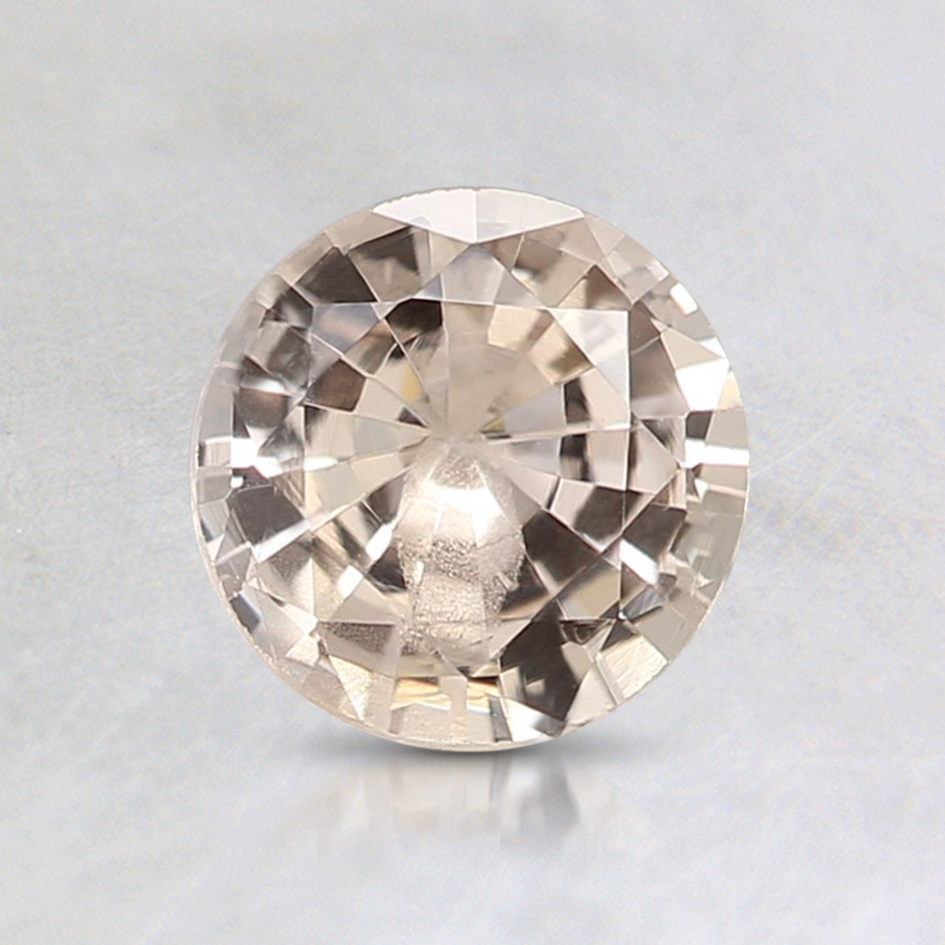 6.1mm Peach Round Sapphire