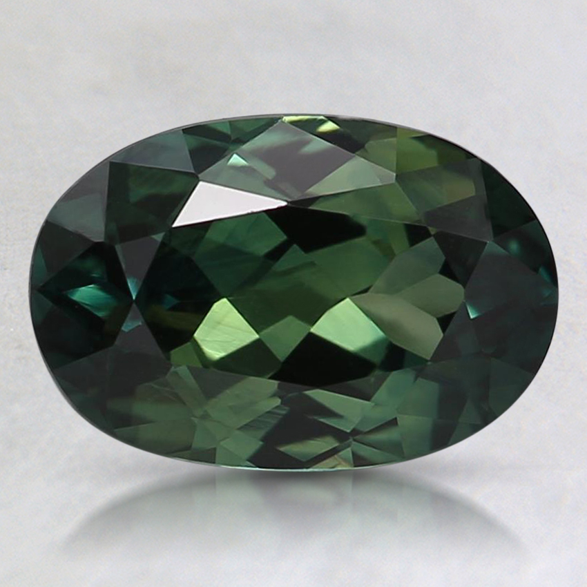 9.1x6.2mm Teal Oval Australian Sapphire