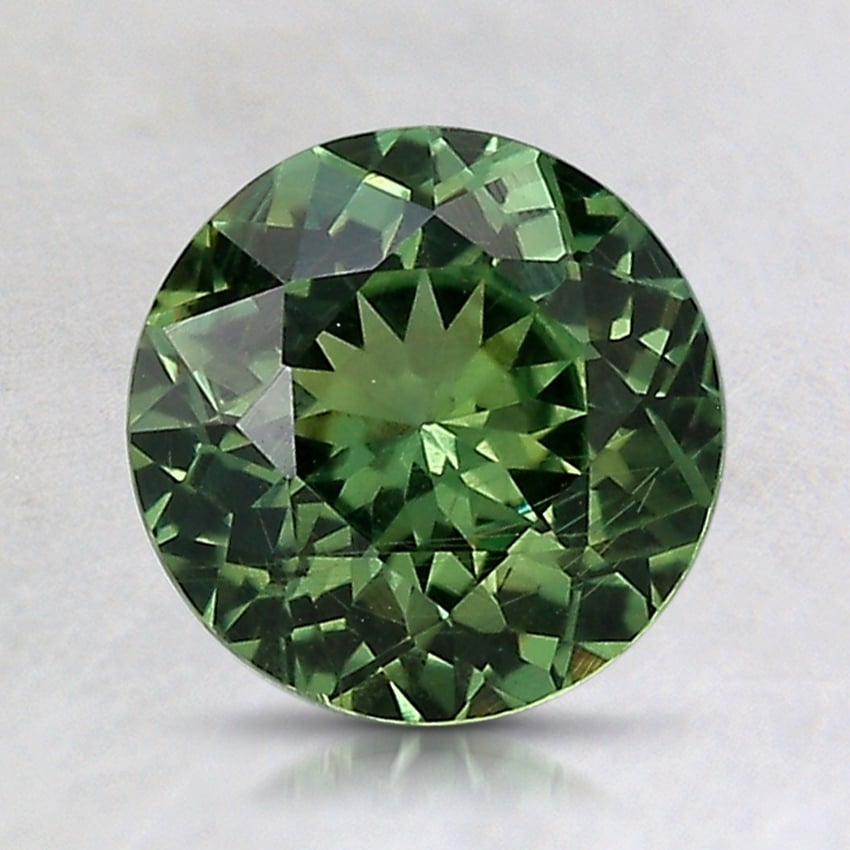 7.2mm Unheated Teal Round Montana Sapphire