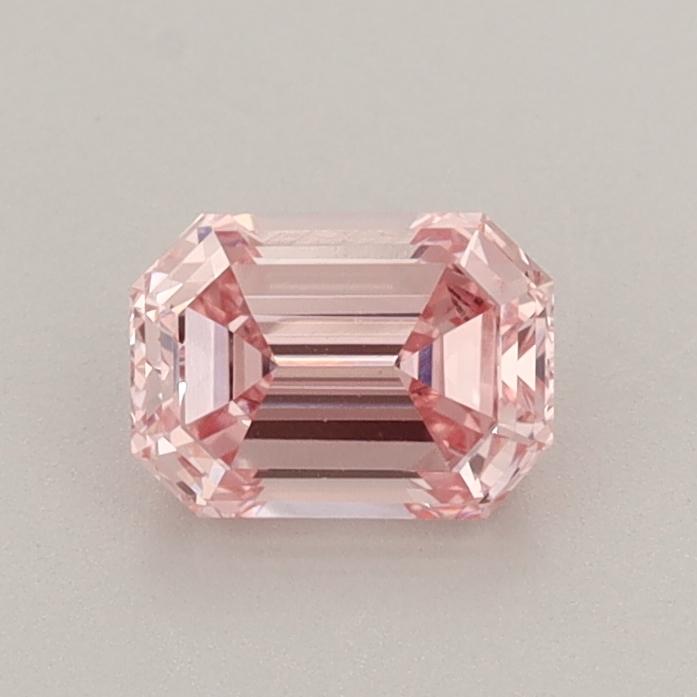 0.71 Ct. Fancy Intense  Pink Emerald Lab Grown Diamond