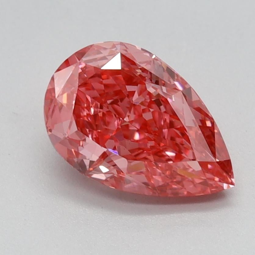 1.21 Ct. Fancy Vivid Pink Pear Lab Grown Diamond