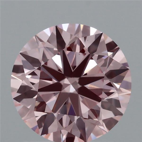 1.55 Ct. Fancy Intense Pink Round Lab Grown Diamond