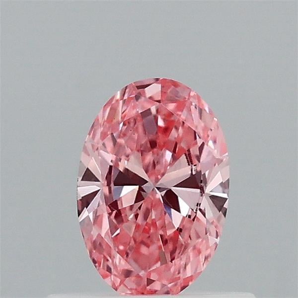 0.43 Ct. Fancy Vivid Pink Oval Lab Grown Diamond