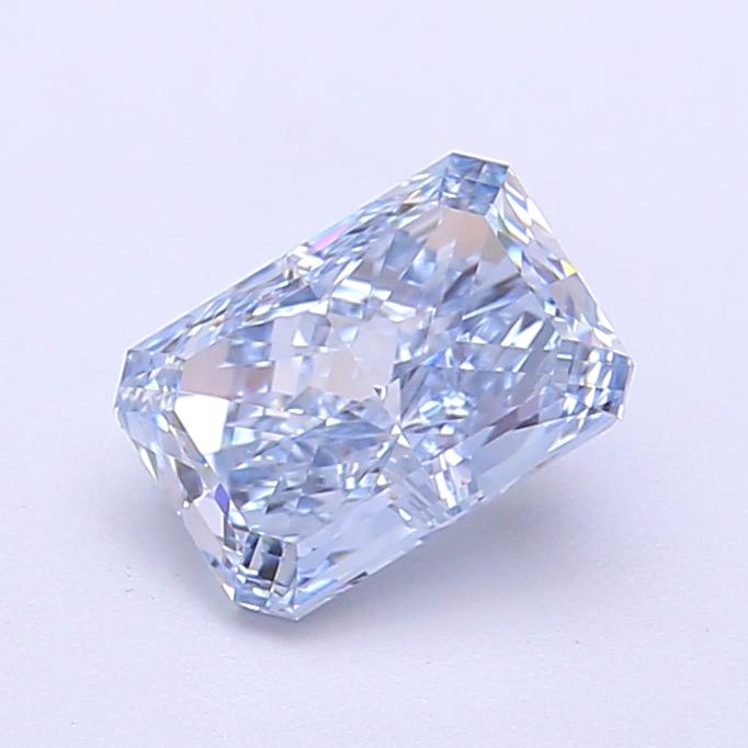 1.25 Ct. Fancy Intense Blue Radiant Lab Grown Diamond