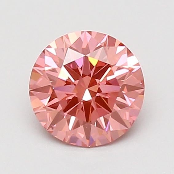 1.02 Ct. Fancy Vivid Pink Round Lab Grown Diamond