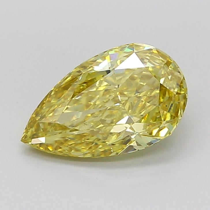 1.80 Ct. Fancy Intense Yellow Pear Lab Grown Diamond