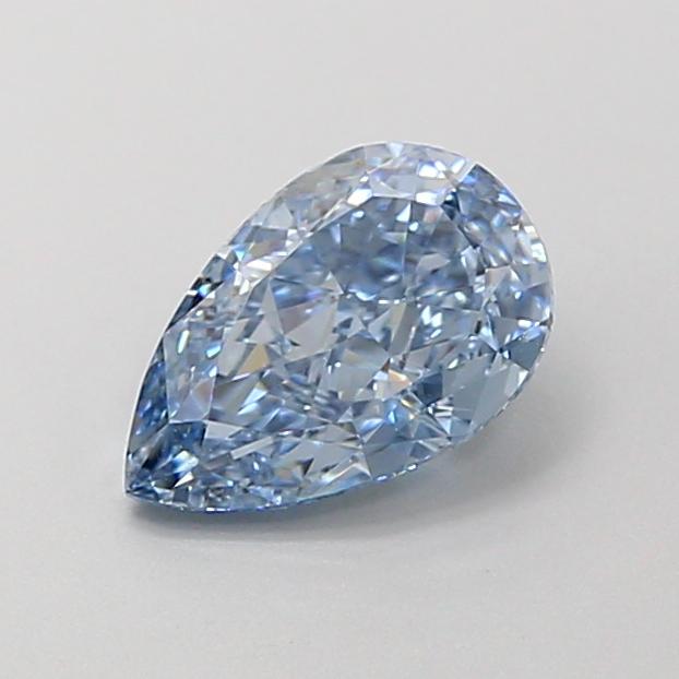 1.07 Ct. Fancy Vivid Blue Pear Lab Grown Diamond