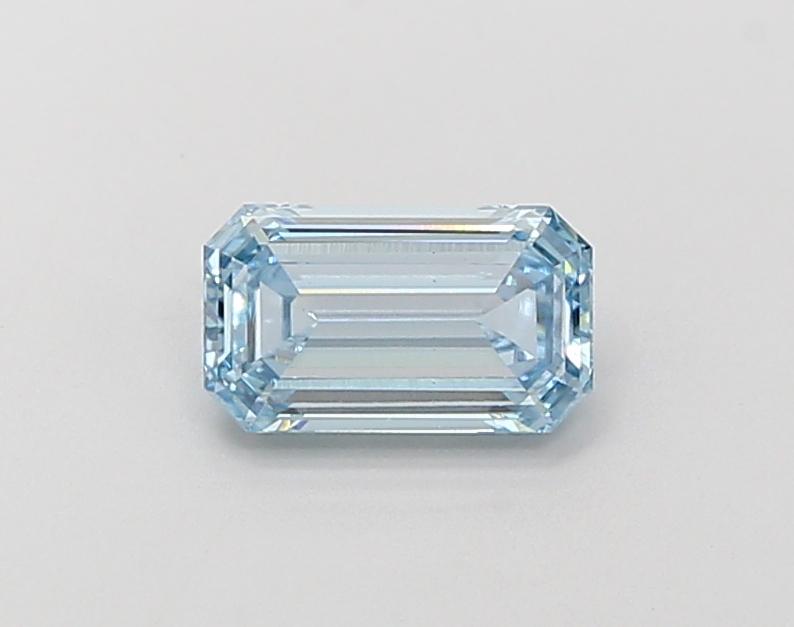 1.15 Ct. Fancy Intense Blue Emerald Lab Grown Diamond