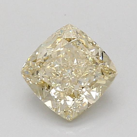 1.05 Ct. Light Yellow Cushion Lab Grown Diamond