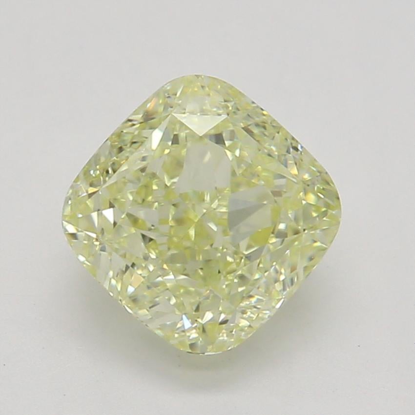 1.02 Ct. Fancy Light Yellow Cushion Diamond
