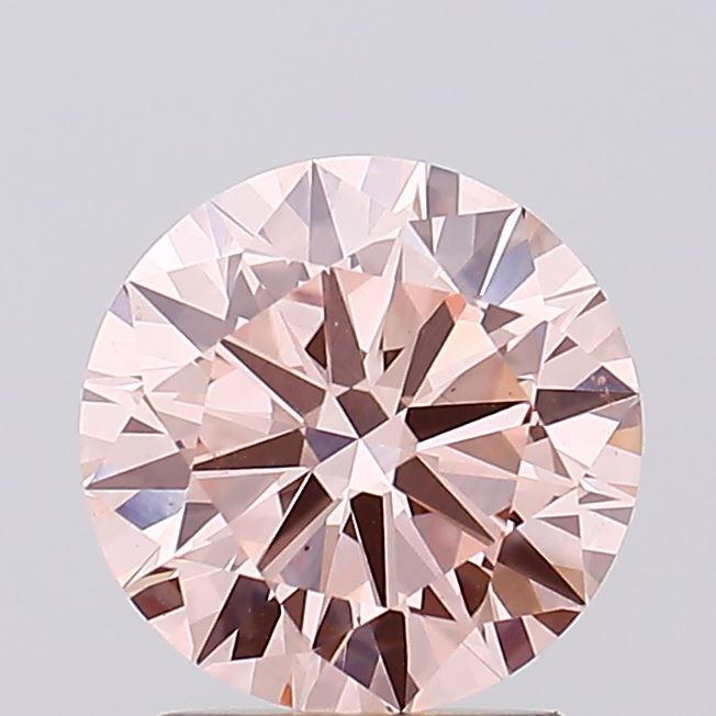 2.00 Ct. Fancy Intense  Pink Round Lab Grown Diamond
