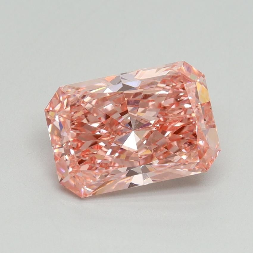 2.51 Ct. Fancy Vivid Pink Radiant Lab Grown Diamond