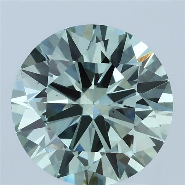 2.60 Ct. Fancy Vivid  Green Round Lab Grown Diamond