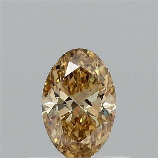 0.50 Ct. Fancy Intense  Yellow Oval Lab Grown Diamond