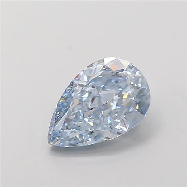 1.03 Ct. Fancy Vivid  Blue Pear Lab Grown Diamond