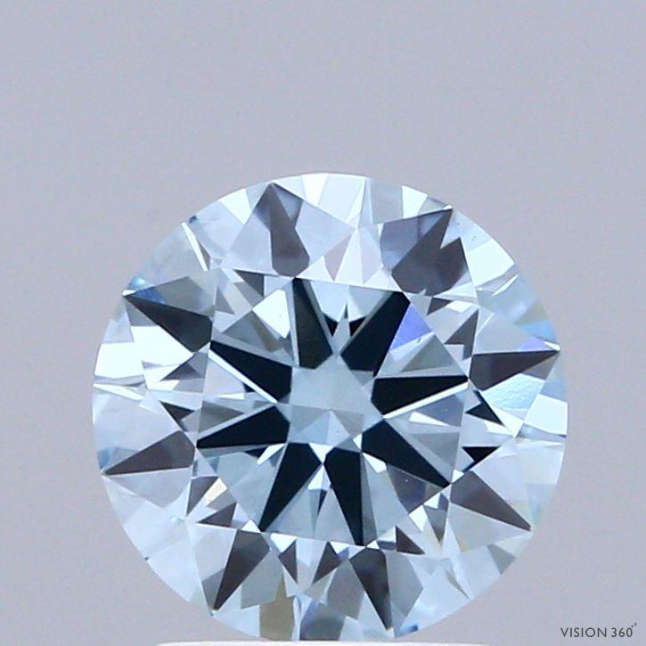 1.92 Ct. Fancy Vivid Blue Round Lab Grown Diamond