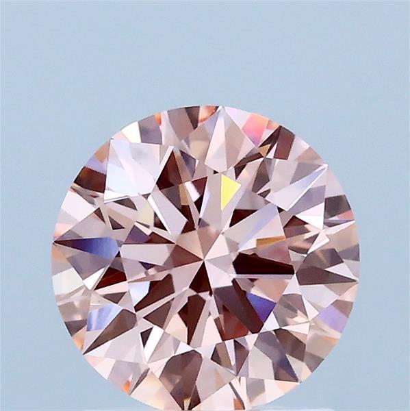 1.33 Ct. Fancy Intense Pink Round Lab Grown Diamond