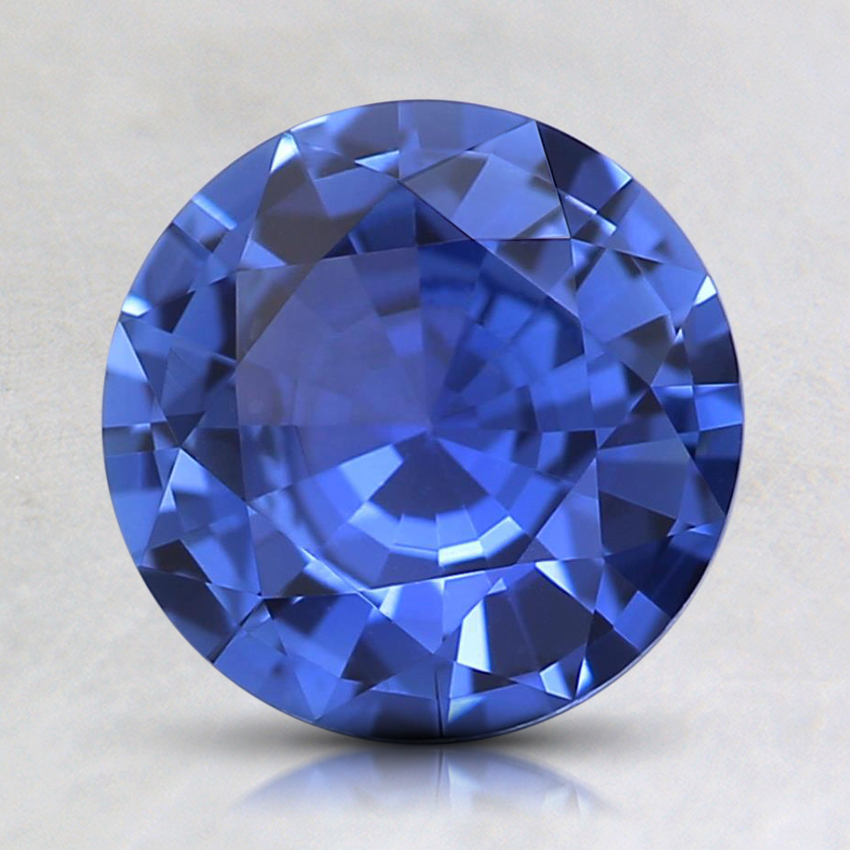 7.6mm Premium Blue Round Sapphire