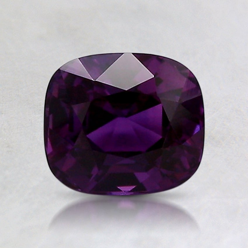 6.6x5.8mm Purple Cushion Sapphire