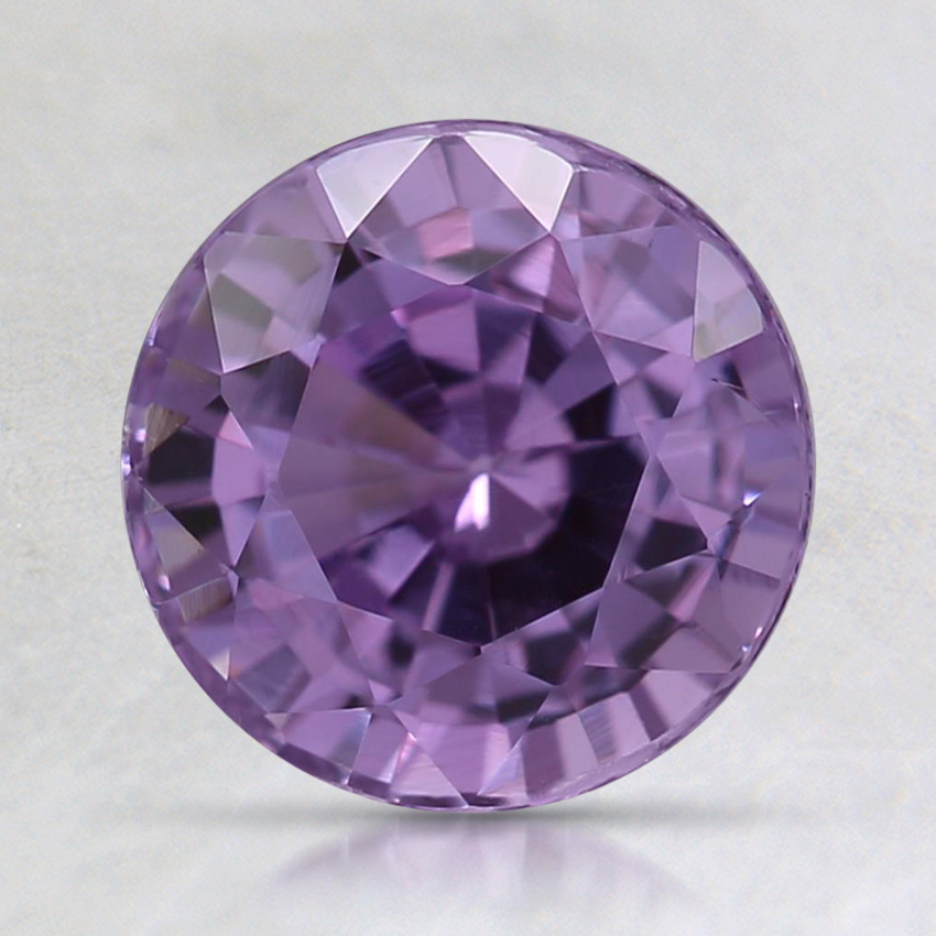 7.4mm Unheated Purple Round Sapphire