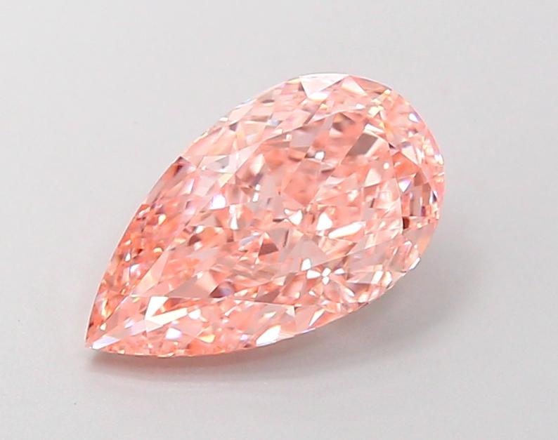 3.75 Ct. Fancy Vivid Pink Pear Lab Grown Diamond